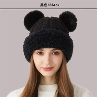  عکس1 کلاه زمستانی خرسی بافت و خز